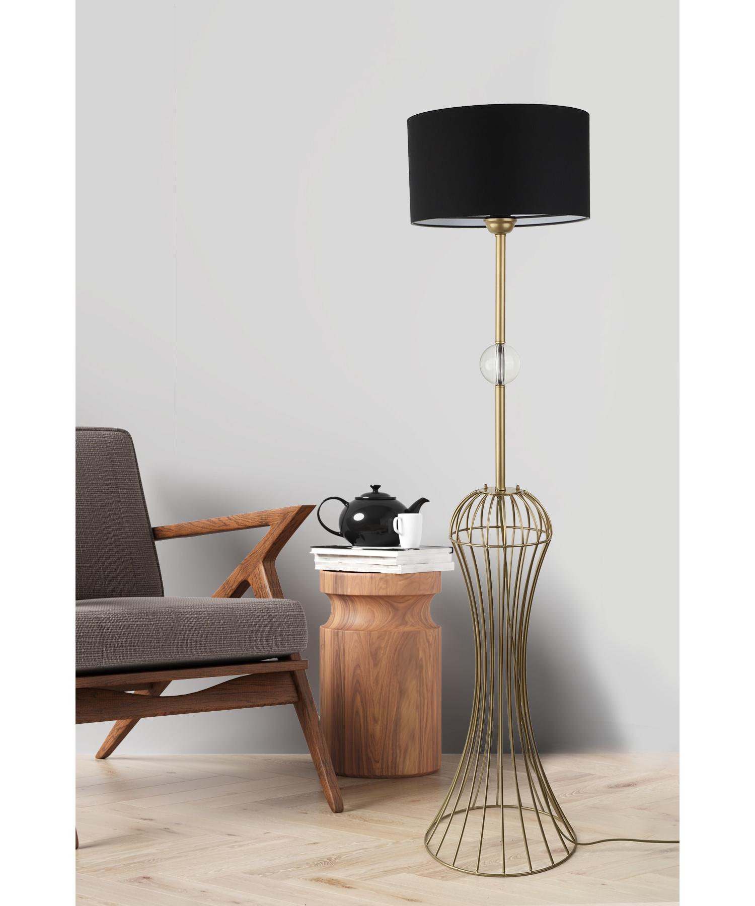 

Торшер Ezel Tumbled Black Hat