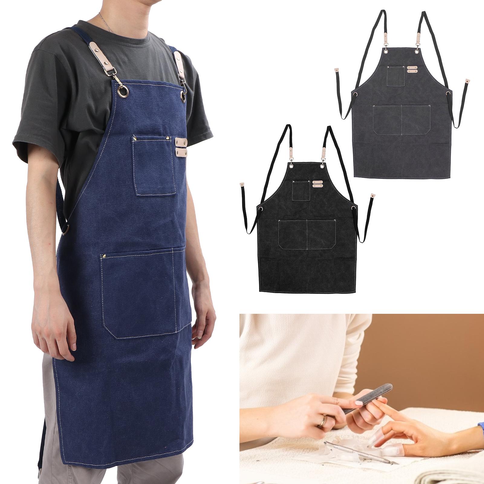 Фартук из хлопкового полотна с регулируемой спинкой — фото 12