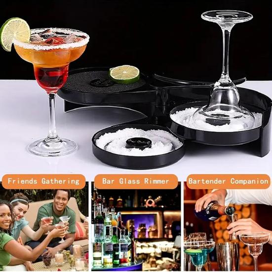 Plastic Salt Edge Box Three Layers Salt Dipper Sugar Juice Seasoning Box Smooth Inner Wall Salt Dipping Tool