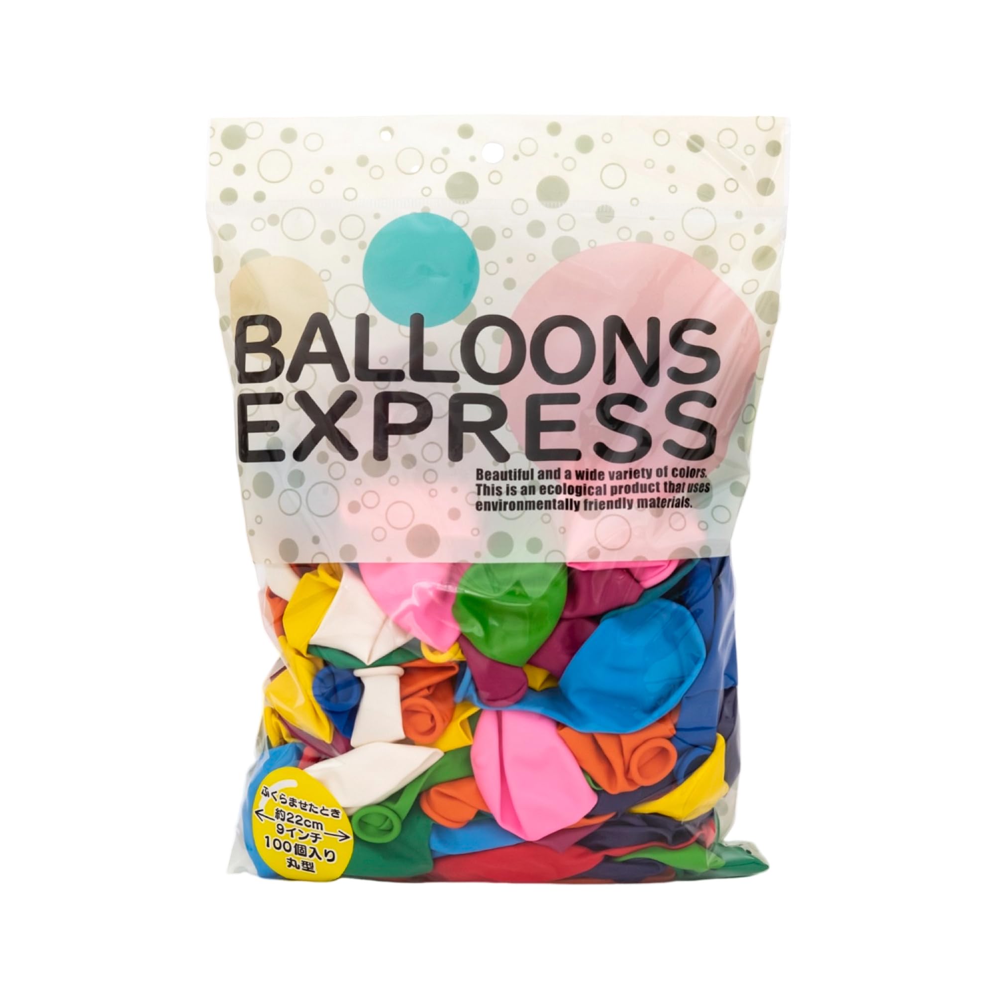 

Lecre Balloon Express 9-Inch Assorted Pack 100 Pieces
