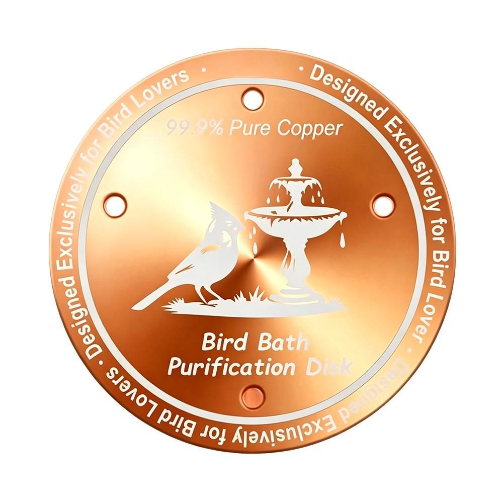 10cm Bird Bath Disk Round Cleaning Plate Bird Bath Water Fountain  for Garden Patio Lawn Fountain