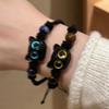 Sweet and Cool Niche Design Small Cat Knitted Bracelet - A Romantic Gift for Couples, Featuring A Monster Theme.