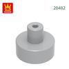 Non-Toxic 763Pcs/Lot 20482 Round 1 X 1 With Bar And Pin Block Moc Color Accessories Compatible With Brick Diy Children Toy Assembly