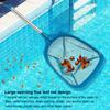 Swimming Pool Leaf Rake Mesh Professional Skimmer Net with 4 Section Buckle Pole Cleaning Net Swimming Pool Spa Tool Pool Parts