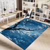 1PC flowering tree Flannel Blanket Carpet Ultra Soft, Thick & Absorbent, Non Slip Machine Washable Mat for Entryway