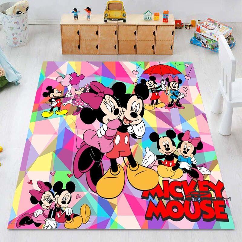 

2026 New Cartoon Minnie Christmas Gift - Non-slip Rug for Living Room, Bedroom, Sofa, Home Decor, Door Mat washroom floor mat 60x90cm