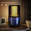 Portable USB Rechargeable Low-Noise Electric Shock Mosquito Killer Lamp for Indoor and Outdoor Use