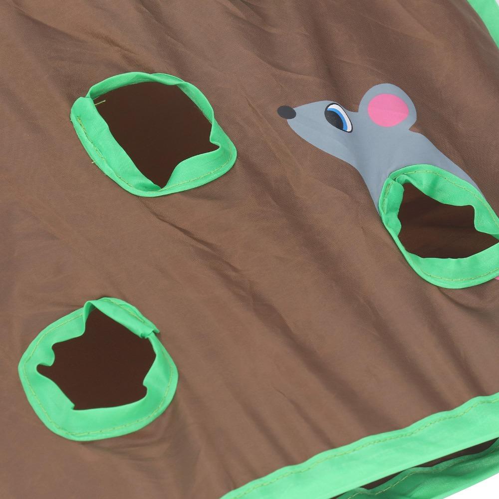 Bell Included Mouse Chasing Toy Collapsible Foldable Popup Cat Toy  Indoor Play