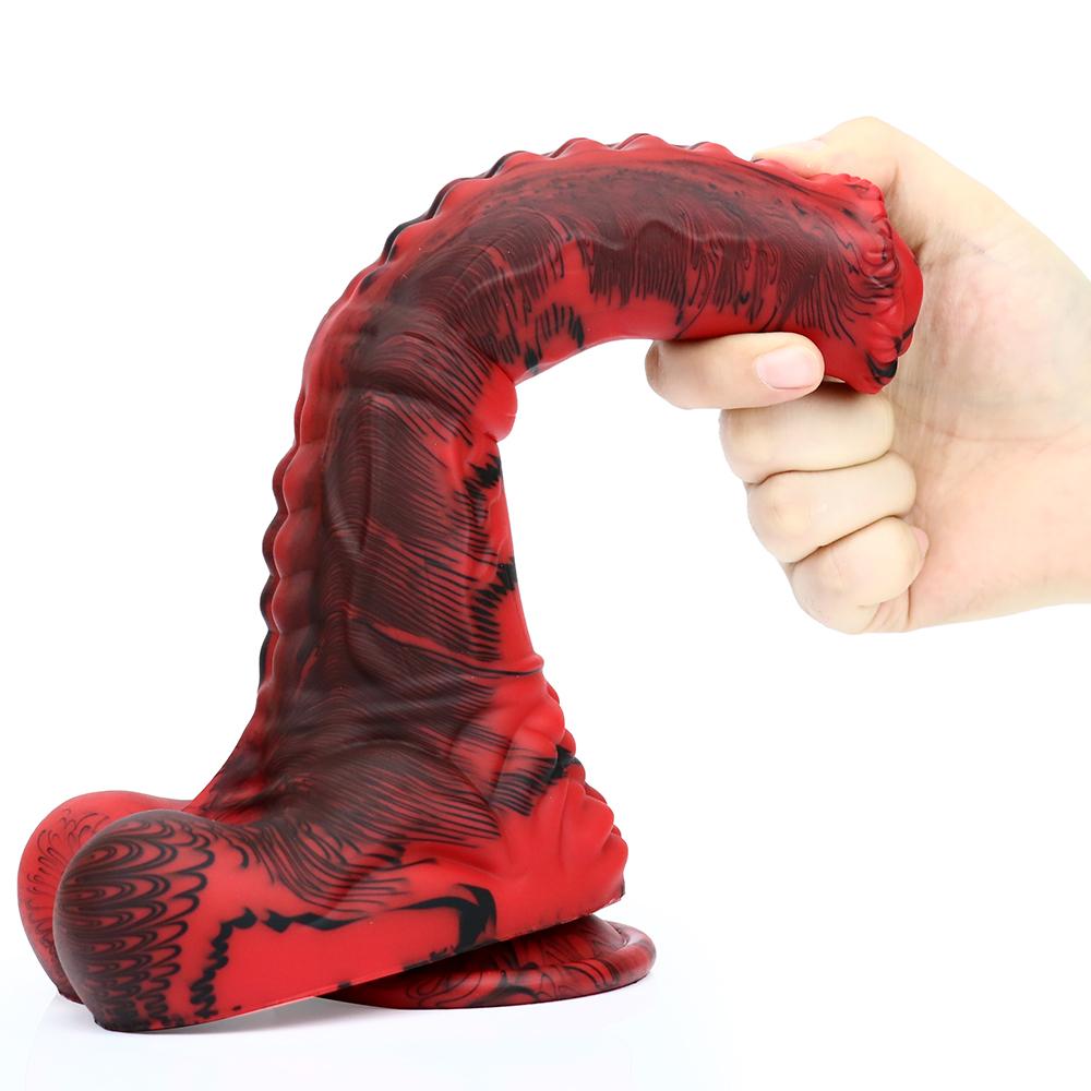 Silicone Realistic Anal Plug Big Dog Knot Dildo With Tentacles Vagina Masturbator Fantasy Fetish Sex Toys For Women
