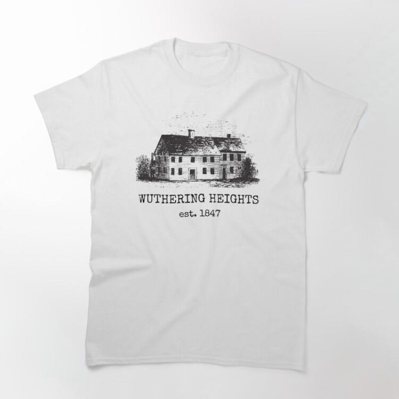 Movie Wuthering Heights 100Cotton Graphics Tshirt Unisex 2026 Summer New Emily Bronte Oneck Fashion Short Sleeve Unisexs Shirt M