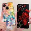 For Tecno Spark 40 Case KM5 Cute Lion Fashion Painted Cover Soft TPU Phone Cases For Tecno Spark 40C Spark40 C Back Cover Fundas