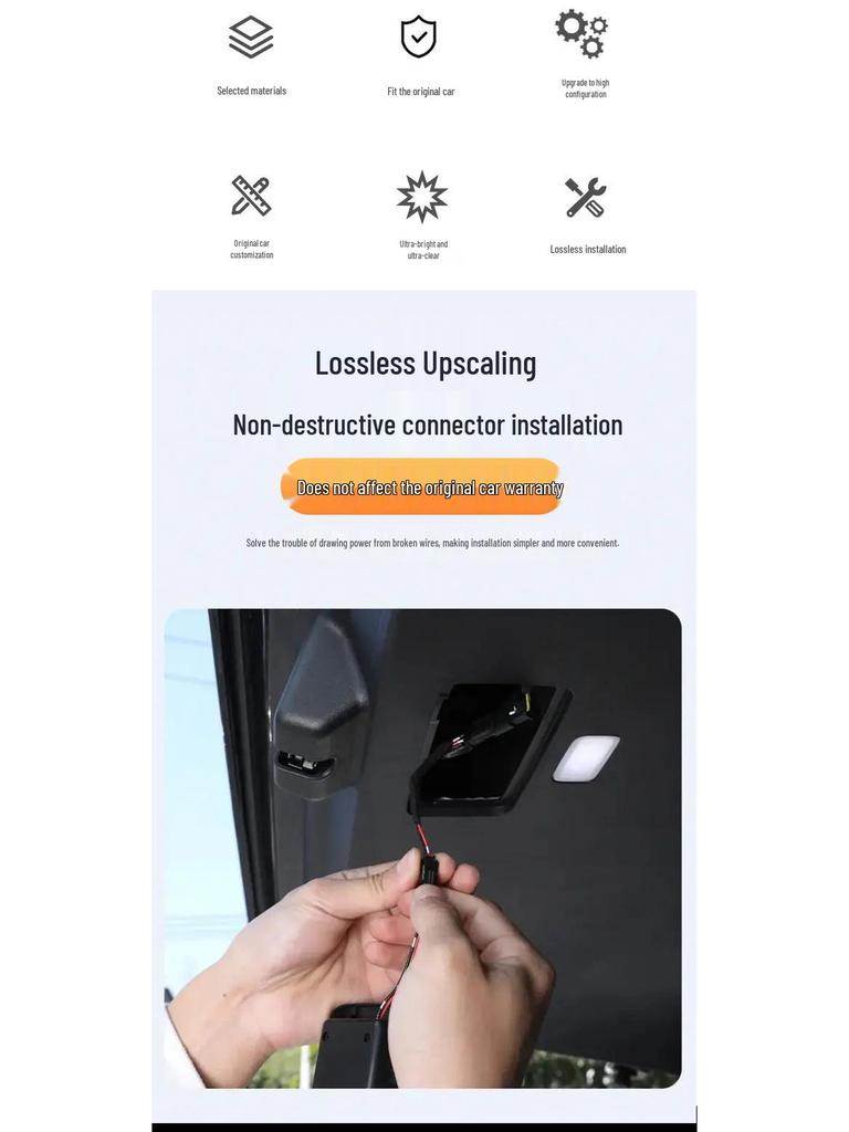 Dynamic Welcome Light for 2023-2025 Hongqi H5/H6/H7 Car Door Projection Interior Decoration