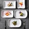 Churong White Melamine Rectangular Serving Plates