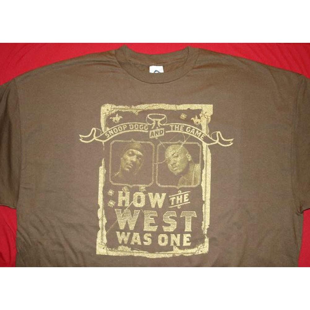 Men s Snoop Dogg Wanted T-shirt Small Brown 2XL
