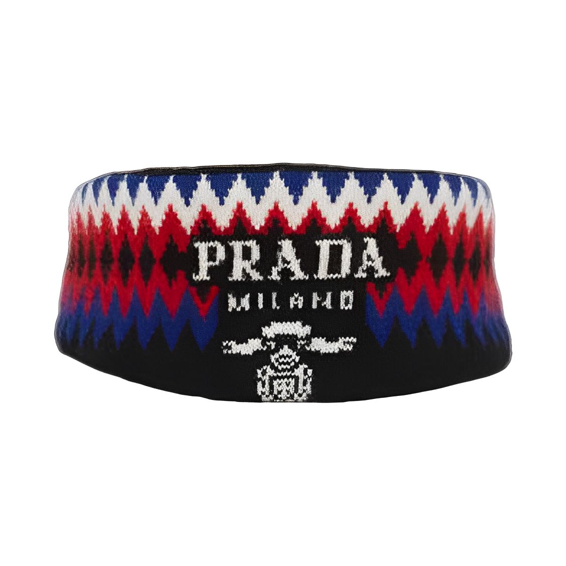 Prada Fashion Trend Versatile Fabric Headband Women accessories Multicolor 1IE0222D13F0002 Multicolor,F