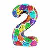 40 Inch Aluminum Foil Number Balloon Colorful 2024 New Year Large Size Balloon Celebration Decoration Party Supplies