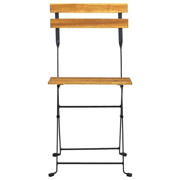 Maison Exclusive - Ensemble à manger d'extérieur pliable 7pcs Bois d'acacia solide