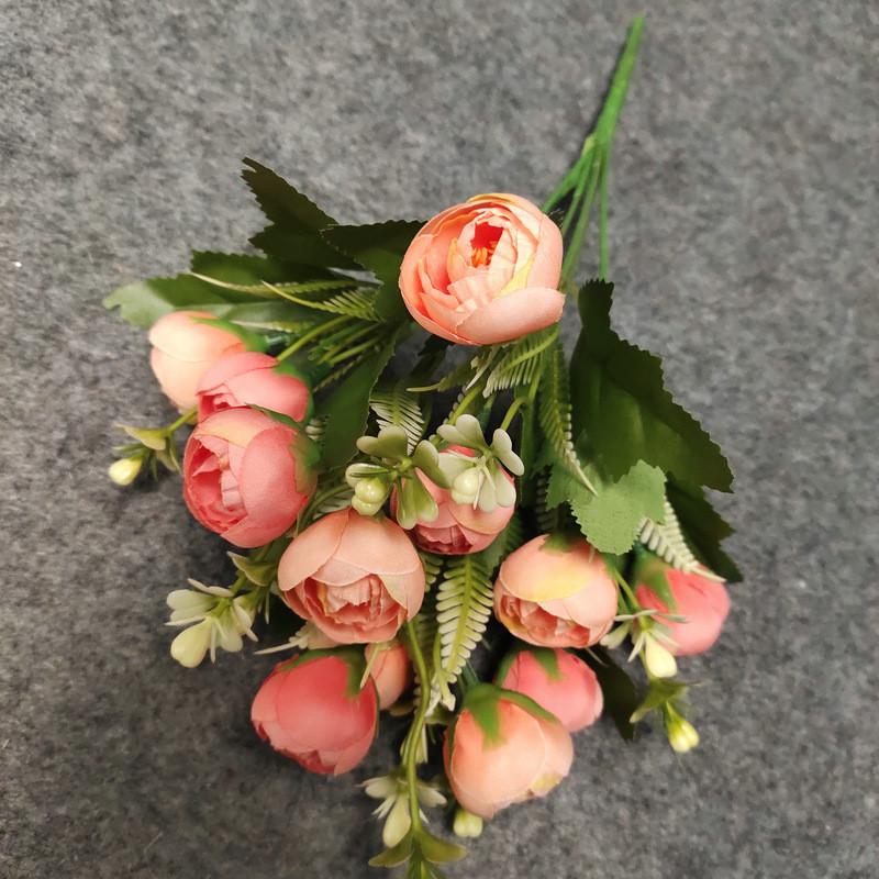 Floral Camellia Arrangement Decor Silk Flowers Weddings Photography Props