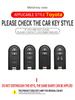 Fits Toyota Daihatsu Tanto LA600S/610S/150S Perodua Car Key Case Metal Shell Buckle