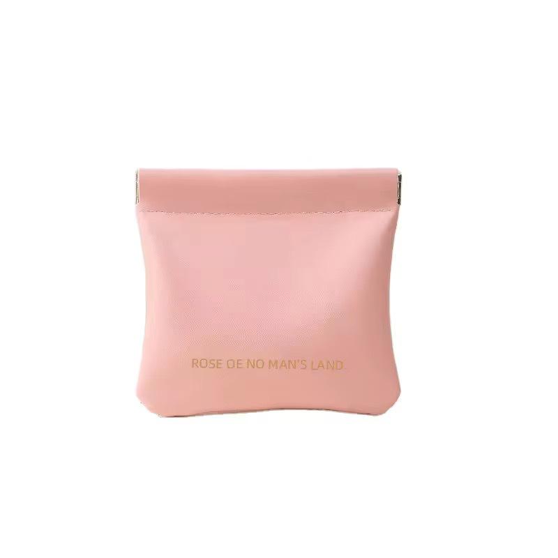 Portable Makeup & Storage Bag with Automatic Spring Clip Closure