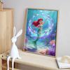 Disney Little Mermaid Ariel Diamond Paint Art Kit Mosaic Painting Diamond Art Home Room Decor Gift