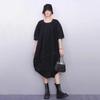 Asymmetrical O-neck Pullover Dress ZMY1391