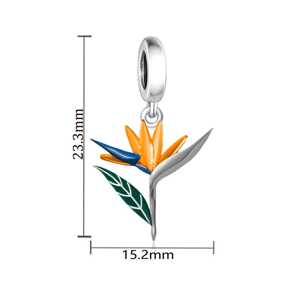 Natural Story S925 Tree of Life Dragonfly Charm Beads for DIY Bracelet Keychain Accessories