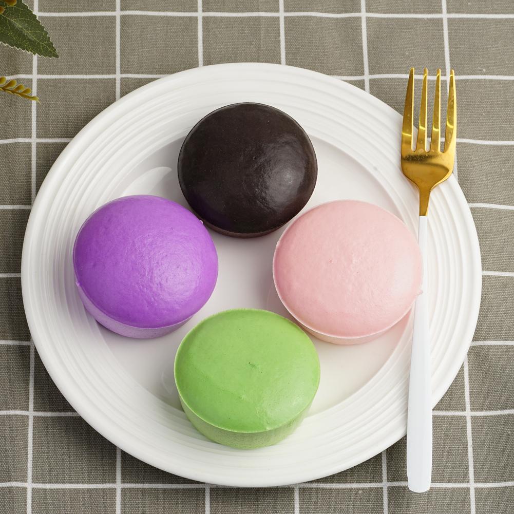 Purple Super Soft Purple Potato Rebound Pinch Fun Decompression Toy Bun Sticky Small Cake Slow Pinch Party Gift Fun Custard