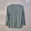 Women's Casual Solid Color Hollow-out Buttons Decorated Round Neck T-shirt Top