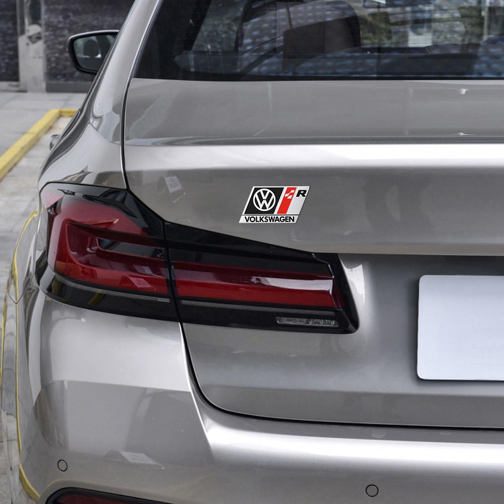 BIG1 Aluminum Car Badge Body Trunk Window Decoration Sticker For Volkswagen VW Polo Tcross Tiguan Passat Sharan Golf Scirocco Touran