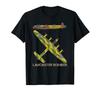 Lancaster Bomber World War II British Aircraft Illustration T-Shirt