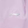 Li Ning Fitness Series Casual Simple Solid Color Tapered Drawstring Knitted Sports Pants Women bottoms Twilight-Purple AKYV014-3