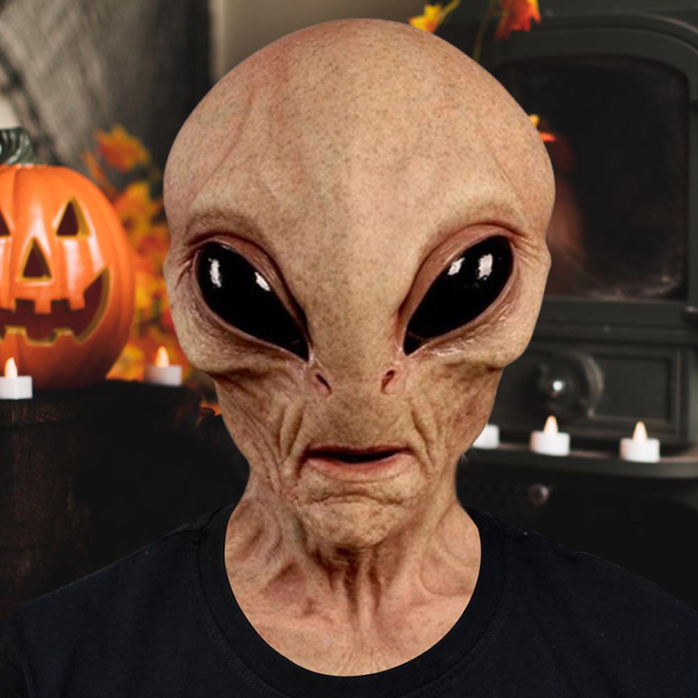 Halloween Buitenaards Mask Realistisch Buitenaards Gezicht Maskers Buitenaards Latex Volledig Hoofd Masker Horror Buitenaards Latex Masker voor Halloween Cosplay