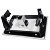 Reliable Wall Plate with Multiple Port, US Faceplates, White Ethernet Wall Outlet Cat7 Face Plate for Keystones Couplers