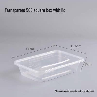 Disposable Transparent Food Containers