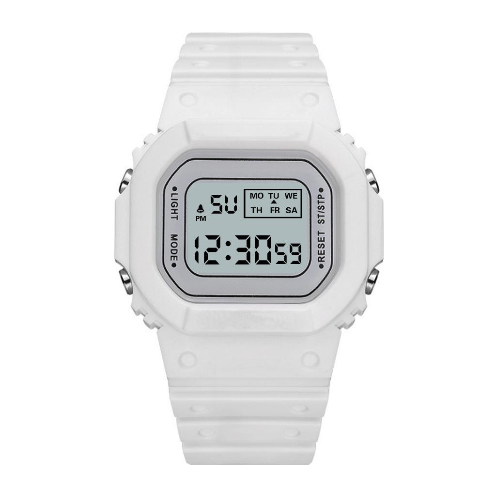 UTHAI CE117 Sports Electronic Watch Unisex Square Watches Students Digital Wristwatch Waterproof Clock Bracelet For LED