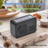Solar-Powered Wireless Bluetooth Speaker with USB and Card Slot