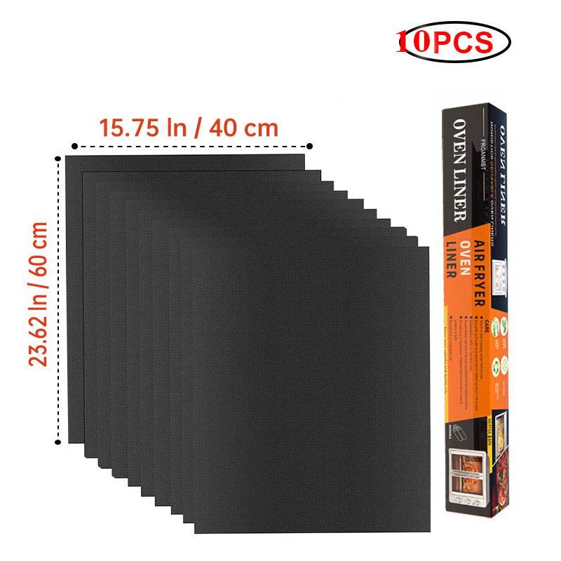 Multifunctional Grill Mat Microwave Oven Mat Household Grill Pan Liner Reusable High Temperature Resistant Baking Accessories
