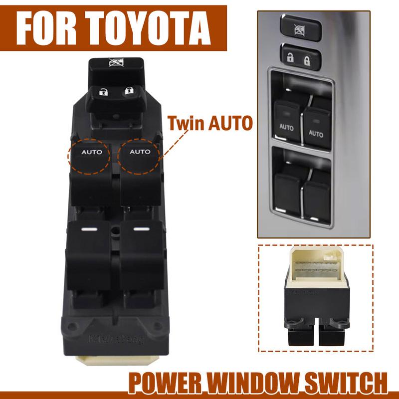 84820-0C030 Car Styling Master Driver Side Power Window Switch Left For 08-18 Toyota Sequoia,Tundra Glass Lifter Control Button