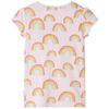 Pale Pink Short-sleeved Pajamas for Children 92/104/116/128/140