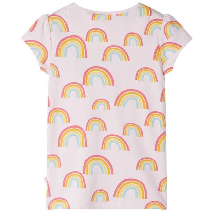 Pale Pink Short-sleeved Pajamas for Children 92/104/116/128/140