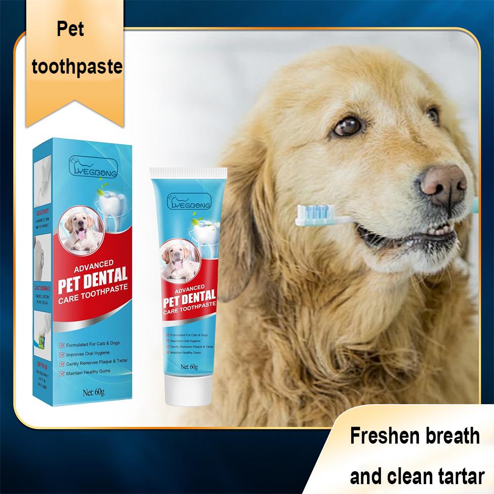 Pet Toothpaste Cats Dogs Cleaning Products Pet Oral Gum Care Cleaning Toothpaste Prevent Teeth Calculus Cats Edible Toothpaste