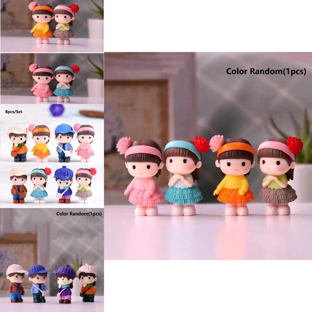 Adorable Mini Couple Figurines For Charming Fairy Garden Or Dollhouse Decor