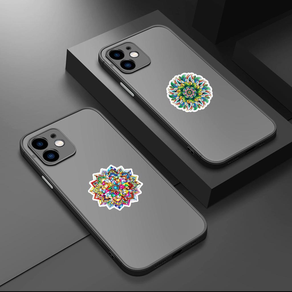 50 Mandala Graffiti Stickers: Waterproof Decor for Phones, Computers, Water Bottles, and Notebooks