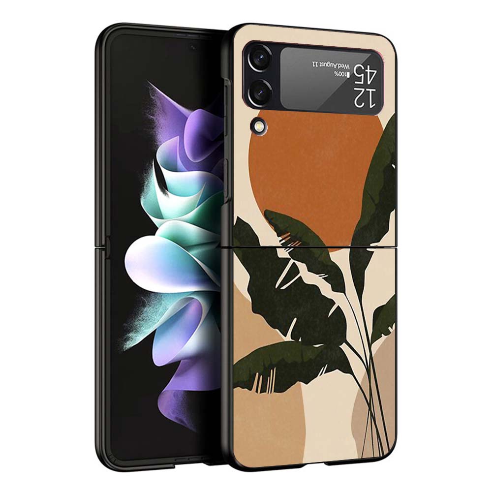 Abstract Women Face Line Phone Case For Samsung Galaxy Z Flip7 Flip6 5G Flip5 Flip4 Flip3 ZFlip 7 6 3 4 5 Shockproof Back Cover