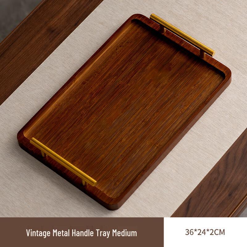 WQ Chinese Wooden Serving Tray 36x24x2 cm