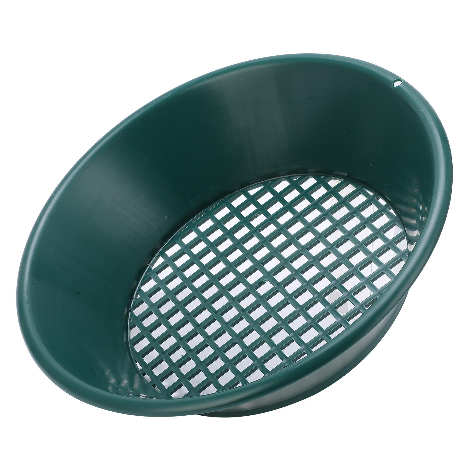 Bandeja Para Lavar Oro - Tamiz De Minería En Plástico Verde (35x35cm) - ¡Busca Tesoros Como Un Pro!