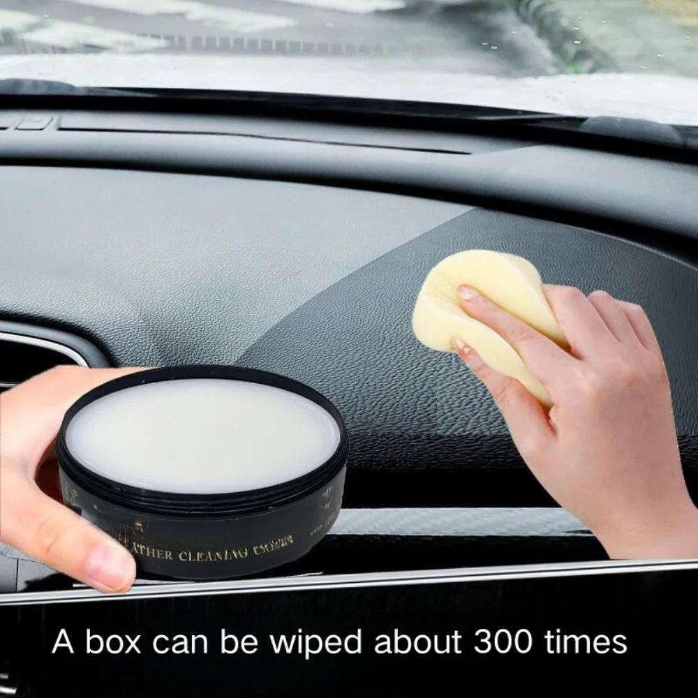 Car Leather Seat Maintenance Oil Care Cream Automobile Interior Polishing Refurbished Stain Removal Leather Sofa Cleaning Care