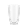 BODUM PAVINA Double-Walled Glass Tumbler, 450ml, Set of 2. Features: Insulated construction, heat-resistant glass, microwave, oven, dishwasher, and fr