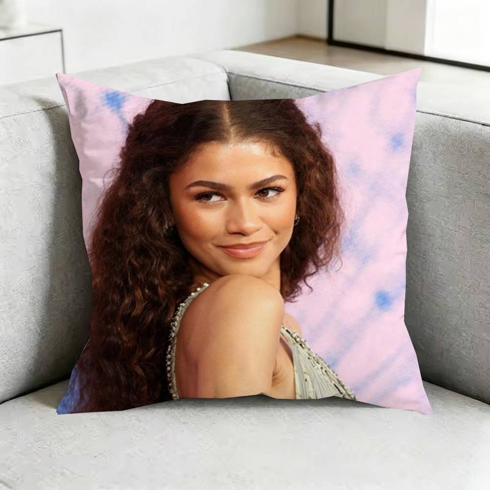 ZendayaA Rue Bennett Pillow Case Square DoubleSided Sofa Cushion Cover Bedroom Bedside Pillow Gift